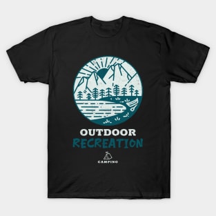 Camping Outdoorsman Mountains T-Shirt